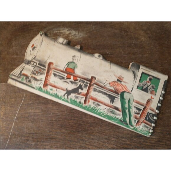 The Train Book Big Pictures and Little Stories for Children 1945 Jeffrey Victor - Picture 2 of 6